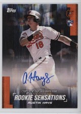 2018 Topps On Demand Rookie Sensations Online Exclusive Austin Hays Auto hg6
