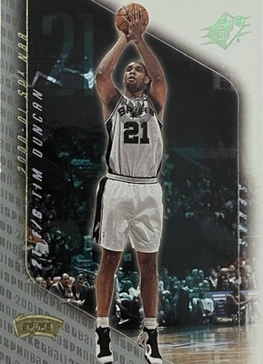 2000-01 Upper Deck SPx TIM DUNCAN San Antonio Spurs