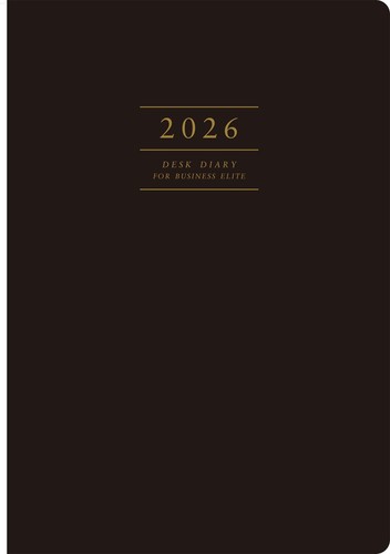 Planner 2026 A5 Weekly Desk Diary Black No. 53 January Start
