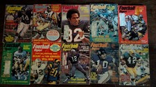 1974 Football Digest Magazine Full Set (10 Issues) Vintage NFL