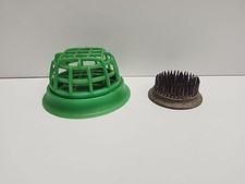 Vintage Flower Frog Lot Of 2 MCM Floral Shop Tools Metal Spike  Flowerland 943