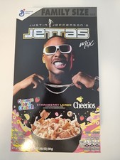 Justin Jefferson Jettas Mix Cereal 2025 Limited Edition NFL Minnesota Vikings