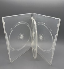 100 PCS NEW SUPER CLEAR SLIM 14MM QUAD MULTI-4 DVD CASE MOVIE BOX, JM4