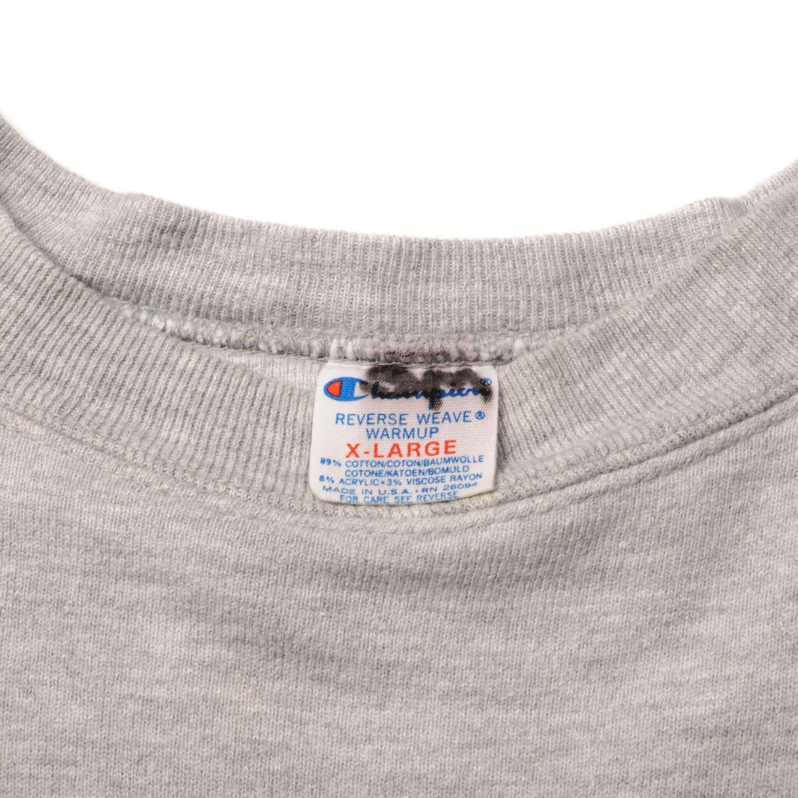 VINTAGE CHAMPION REVERSE WEAVE SWEATSHIRT EARLY 1980s SIZE XL MADE IN USA image 4