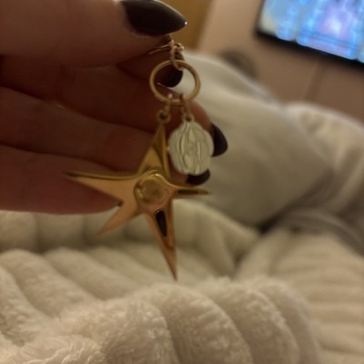 CHANEL Holiday 2025 Camellia Star Comet Charm Keychain Novelty Gold Silver