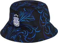 Gorra Adidas Originales Para Hombre Argentina Bucket - Logo Trifolio Fútbol KE1382
