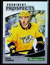 2019-20 Parkhurst #PP-24 Dante Fabbro Prominent Prospects Nashville Predators