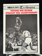 1990-91 Hoops Pistons Win #341B Vinnie Johnson