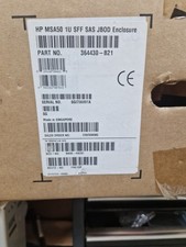 HP MSA50 1U SFF SAS JB0D Enclosure 364430-B21