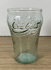 Vintage Coca Cola Green Pebble Glass 4”