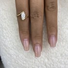 0.9ct Marquise Anniversary Ring Yellow Gold 14K Labcreated Diamond F/VS — photo 9