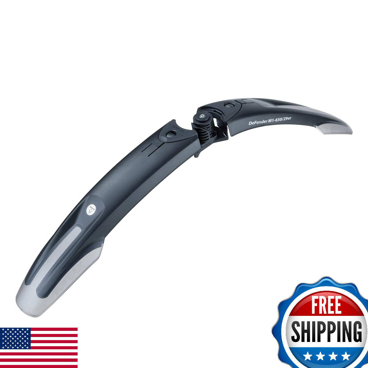 Topeak Defender M1 Front Bike Fender for 27.5-Inch Wheel, Bl