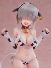 Figurine bikini 1/7 motif vache WAVE Uzaki Yanagi veut jouer Dream Tech Japan