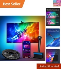 TV LED Backlight with HD Wide-Angle Camera for 55-65 Inch TVs, Full-Screen Co...