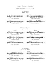 Franz Schubert Impromptus and Moments Musicaux Piano Solo