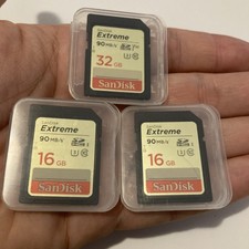 SanDisk Extreme 32GB 16GB Class 10 SDHC SD Memory Card UHS-I 90MB/s V30 4K UHD
