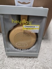 heyday Round Portable Bluetooth Speaker with Loop New