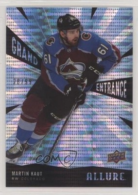 2020-21 Upper Deck Allure Grand Entrance Blue 28/99 Martin Kaut #GE-4 au7