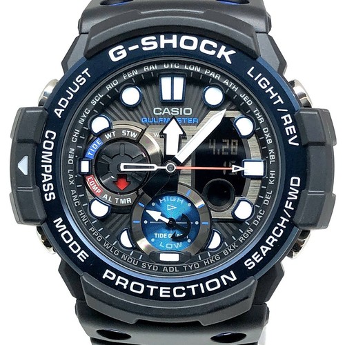 G-Shock Casio GN-1000B-1A Gulfmaster Twin Sensor Watch with Compass & Temp Used