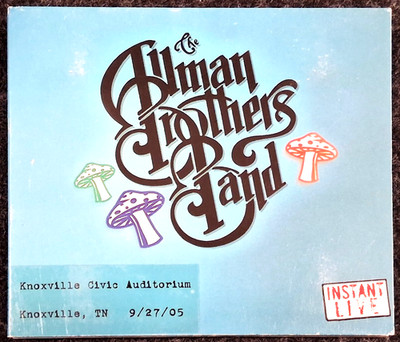 Allman Brothers, Knoxville, TN Civic Auditorium. Instant LIVE 3-CD Set 9-27-2005