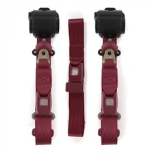 Ford Truck 1980 - 1986 F150 Standard 3pt Burg Bench Seat Belt Kit - 3 Belts