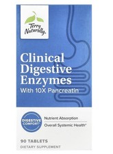 Terry Naturally Clinical Digestive Enzymes w/ 10x pancreatin NEW