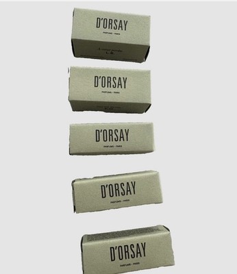 D'orsay X 5 samples set G.A C.G. R.B. E.Q W.T. 1.5 ml eau de parfum