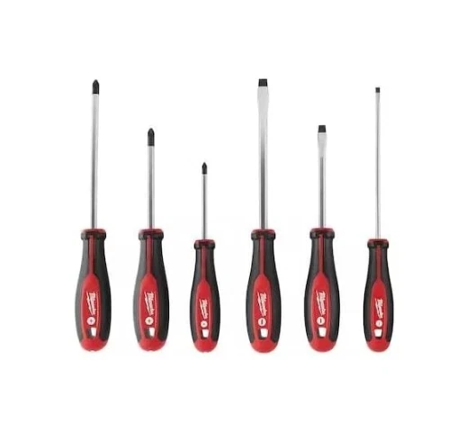 Milwaukee 48-22-2706  Multi-Tip Forged Shanks Wire Bending Screwdriver Set - 6pc - Image 2 of 4