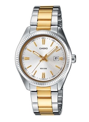 Casio LTP-1302PSG-7AVEG Damenuhr Bicolor Ø30mm