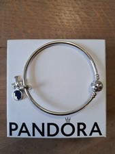 Bracciale Pandora Rigido Stelle Galassie + Charm Aereo Viaggio Mondo Travel ALE 
