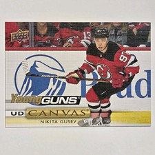 2019-20 Upper Deck - Ud Canvas Young Guns Nikita Gusev #C95 (RC)