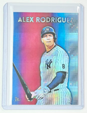 Alex Rodriguez Limited Edition Artist Signed New York Yankees Refractor Card 1/1
