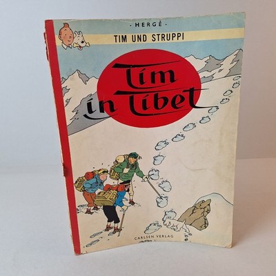 Hergé. Tim und Struppi. Tim in Tibet. 1. Auflage 1967