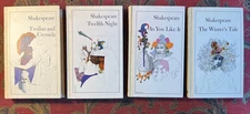 4 Shakespeare Books 1960’s Vintage Set Only