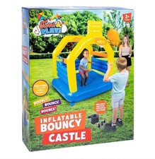 Twirl & Play Inflatable Bouncy Castle Kids Bounce House 175 x 145 x 145cm