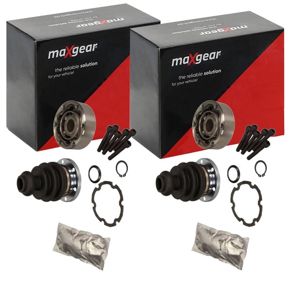 2X Maxgear Antriebswellengelenk Satz Passend FüR Audi 100 80 A4 A6 VW Passat |-image