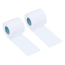 2pcs 2.4 inchx36.1ft Pipe Wrapping Non Stick PVC Duct Tape HVAC Tube Wrap White