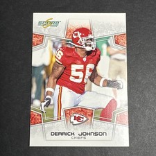 2008 Score Derrick Johnson Kansas City Chiefs #158