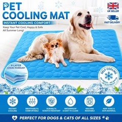 Large Dog Cooling Mat Pet Cooling Bed Summer Pad Cat Blanket XS-2XL Washable