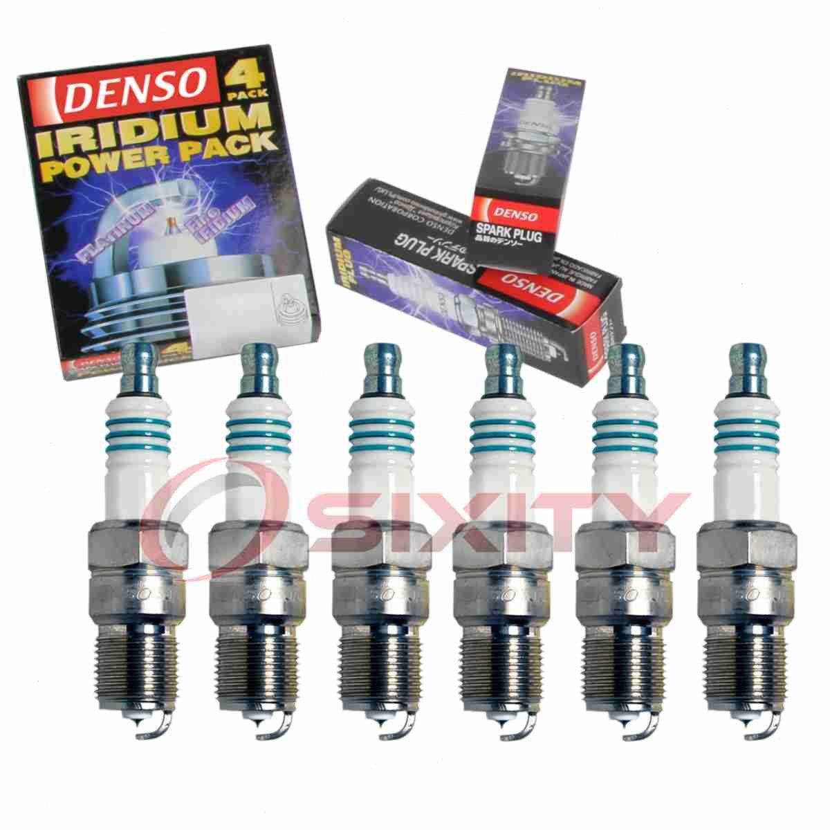6 pc Denso Iridium Power Spark Plugs for 1988-2008 Pontiac Grand Prix 2.8L gt