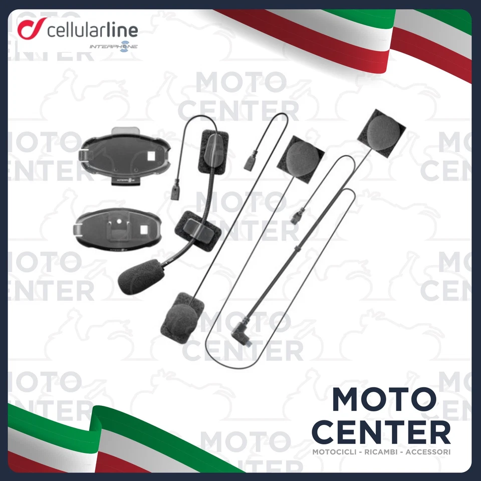 CELLULAR LINE KIT AUDIO UNIVERSALE ACTIVE CONNECT CELLULARLINE INTERPHONE CASCO MOTO SCOOTER