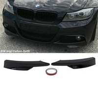 LCI Satz Flaps Splitter Lippe Schwarz Glanz FüR BMW 3Er E90 E91 Facelift Ab 2008