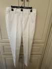 Nicole Miller Women’s White Slim Leg Pants - Size 12 — photo 1