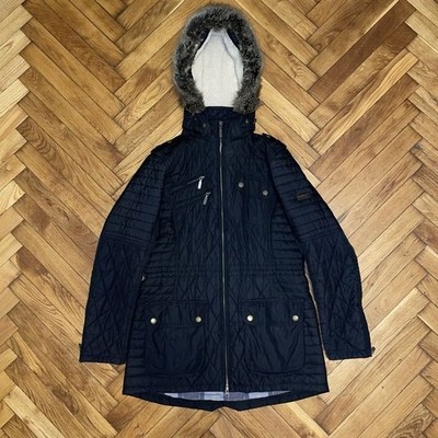 women barbour jacket navy 38 #RCCC