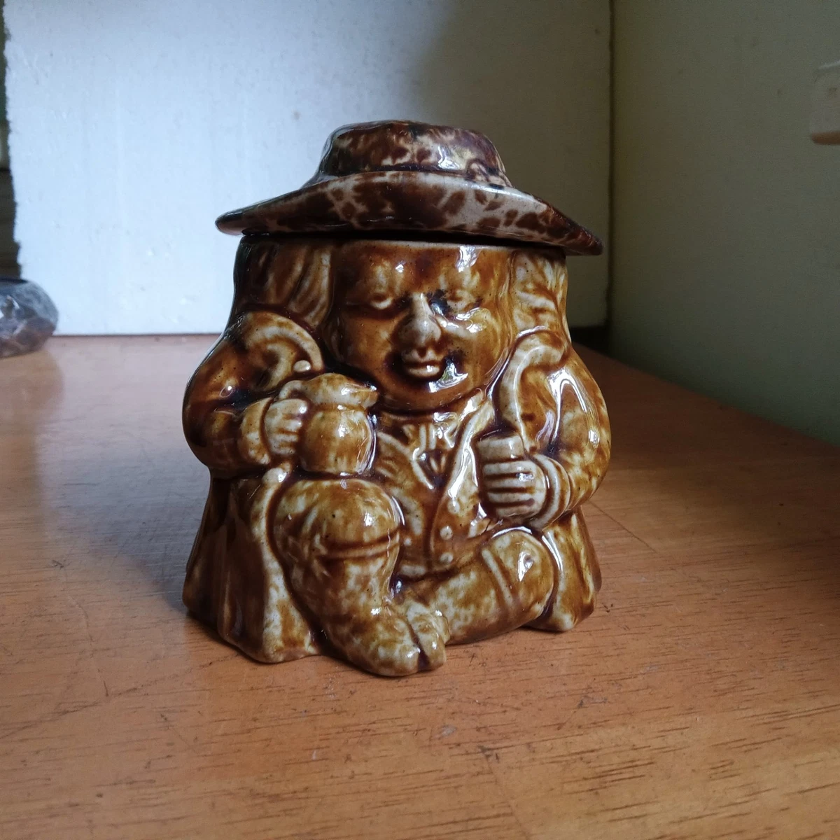 vintage tobacco jars for sale Late 19th Century Antique English Doulton Lambeth Stoneware Pipe Jar Our Lidded Glass Tobacco Jar is the ideal piece for stashing your small trinkets and treasures in style Tobacco Jar for sale |