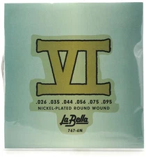 La Bella 767-6N Bass VI Strings - Nickel Roundwound