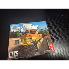 Microsoft Train Simulator PC CD-ROM 2002 Atari 2-Disc Set Simulation Game 26055