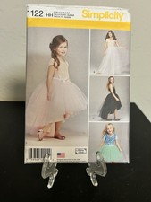 Simplicity 1122 HH Size 3-6 Child/Girls Tulle Skirts UNCUT FF