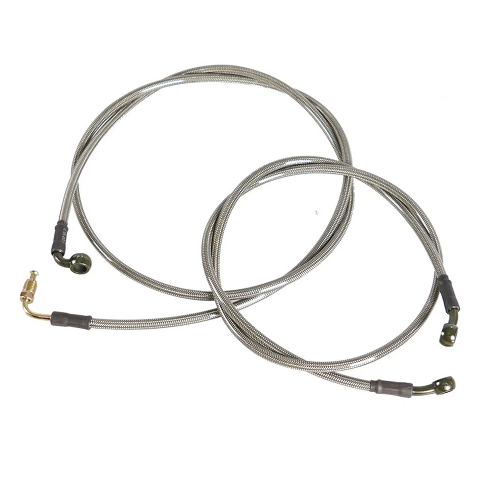 1068 Extended Front/Rear Brake Lines Fit for ATV Polaris RZR 800/S 800/4 800/XP - Image 2 of 4