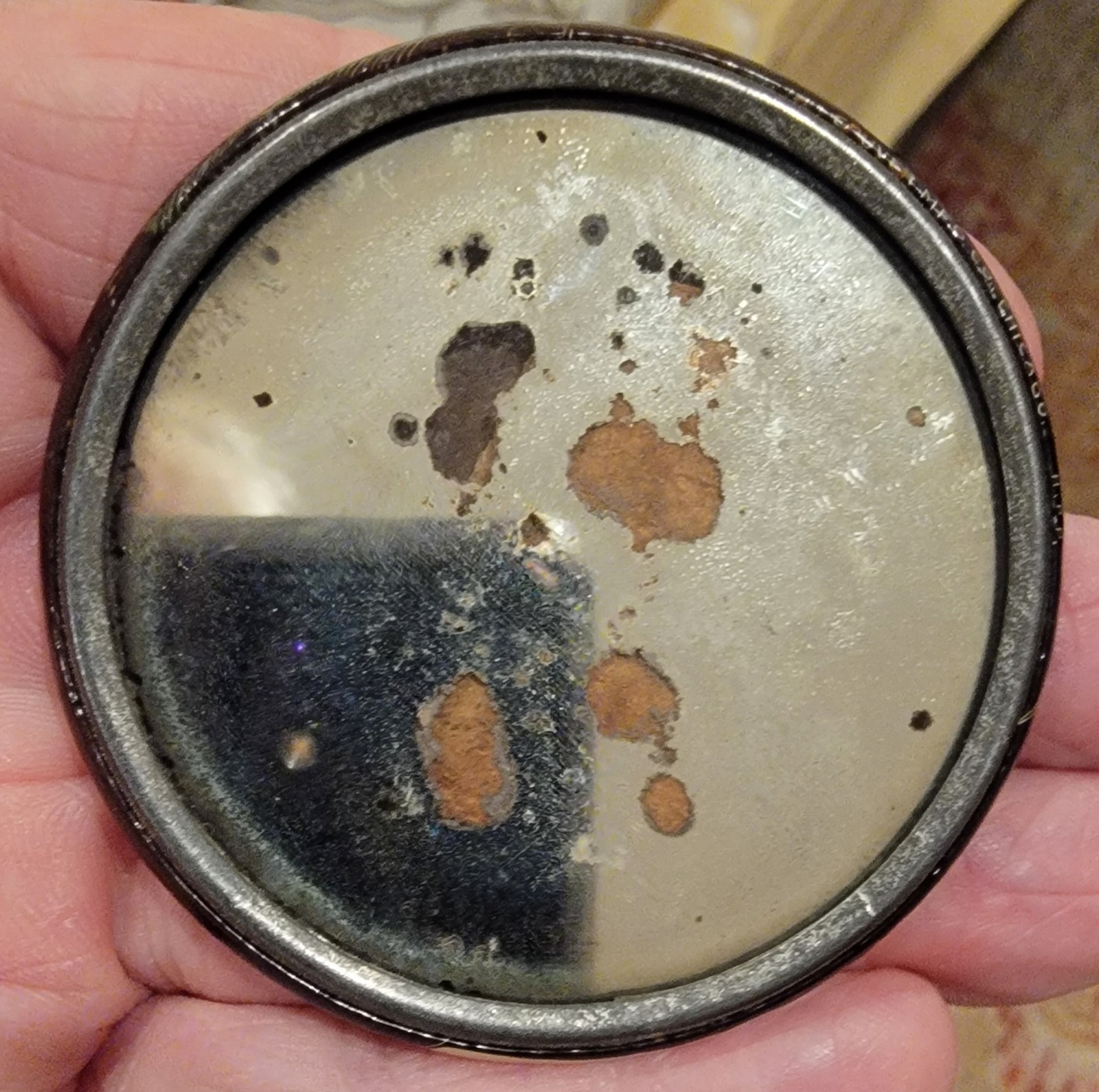 AURORA, MINNESOTA CARL ERIKSON'S  Good for 10c in Trade Advertising Token Mirror